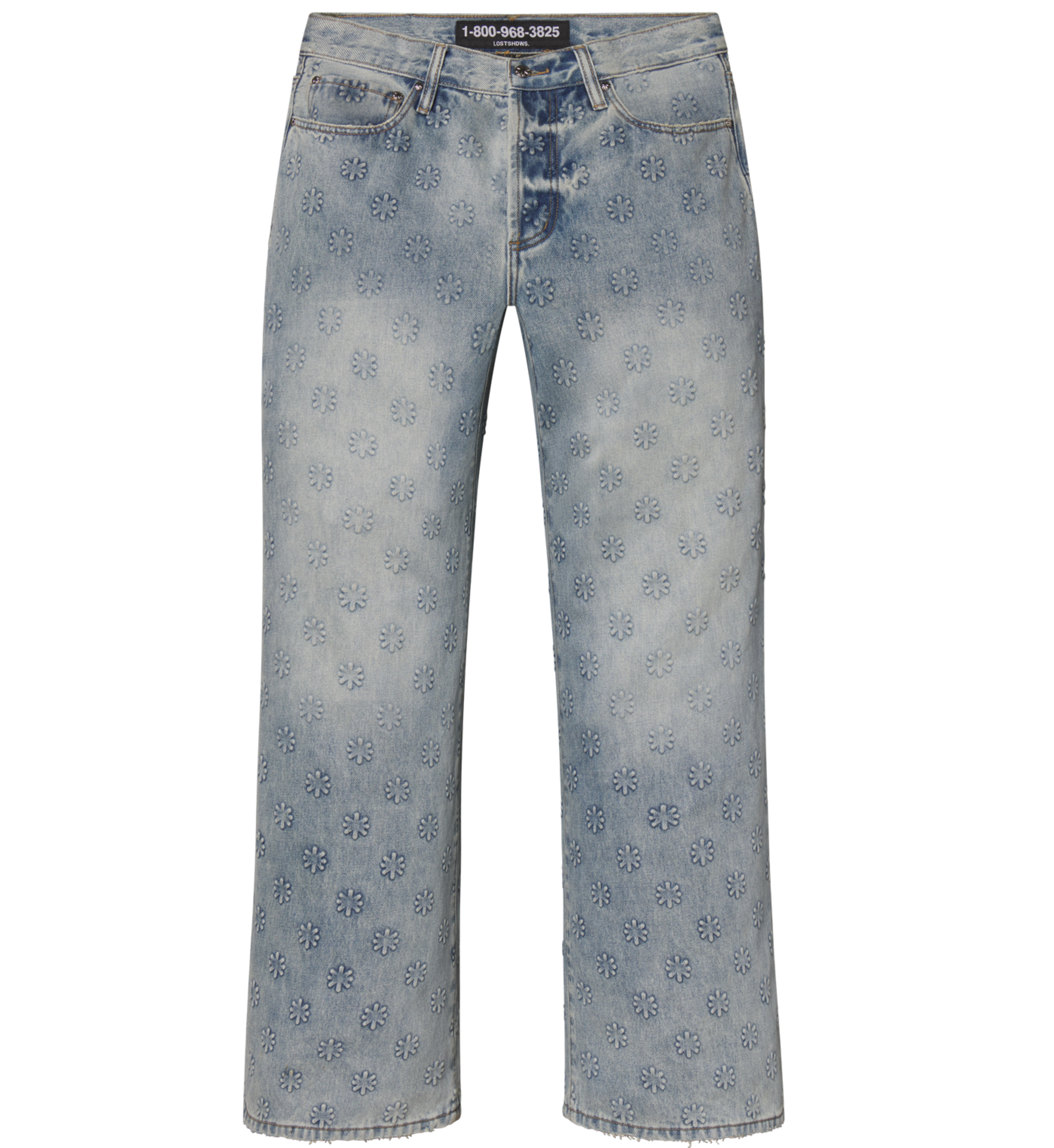 EMBOSSED DENIM (BLUE)