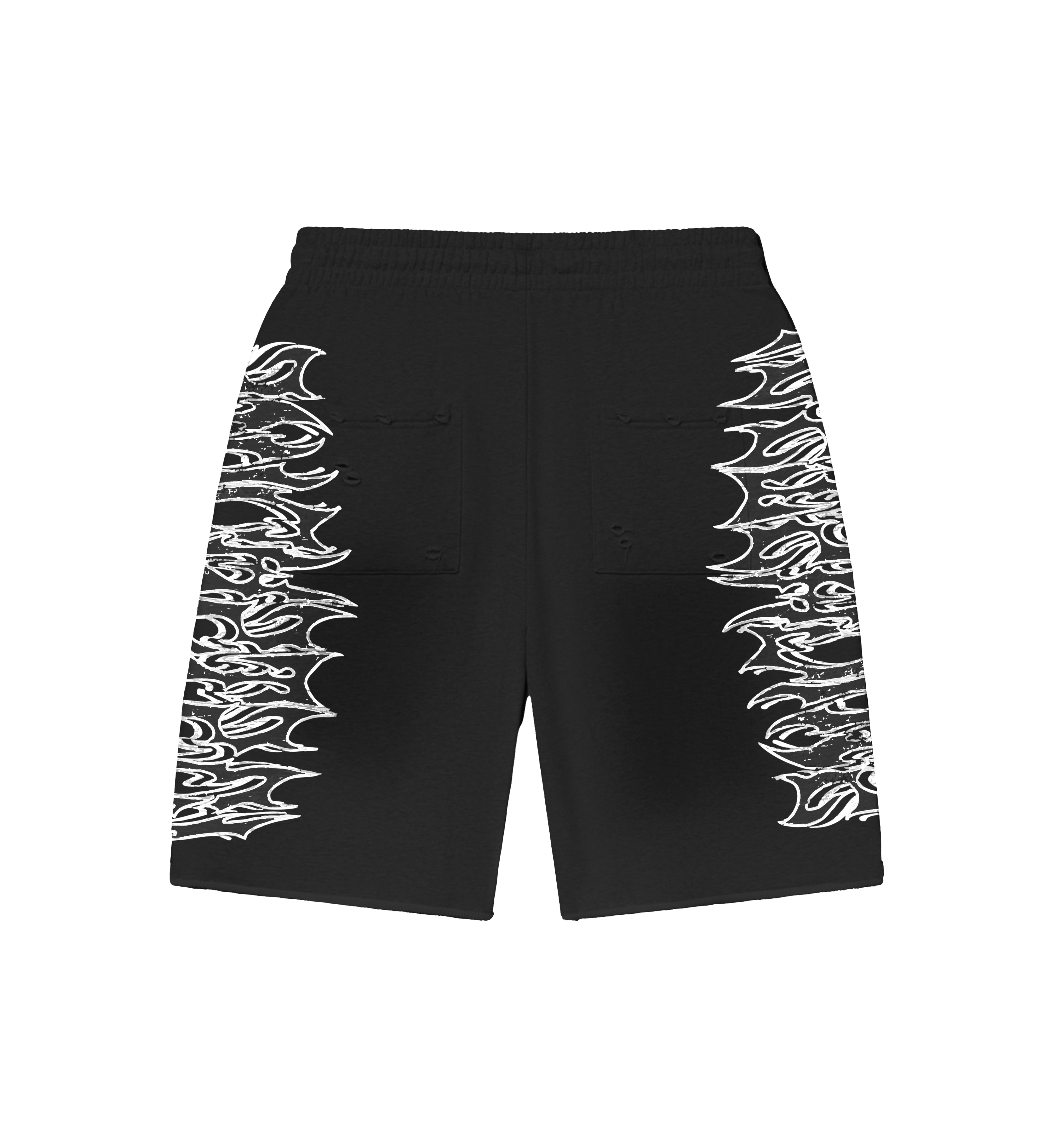 METAL SWEATSHORT (WASHED BLACK)