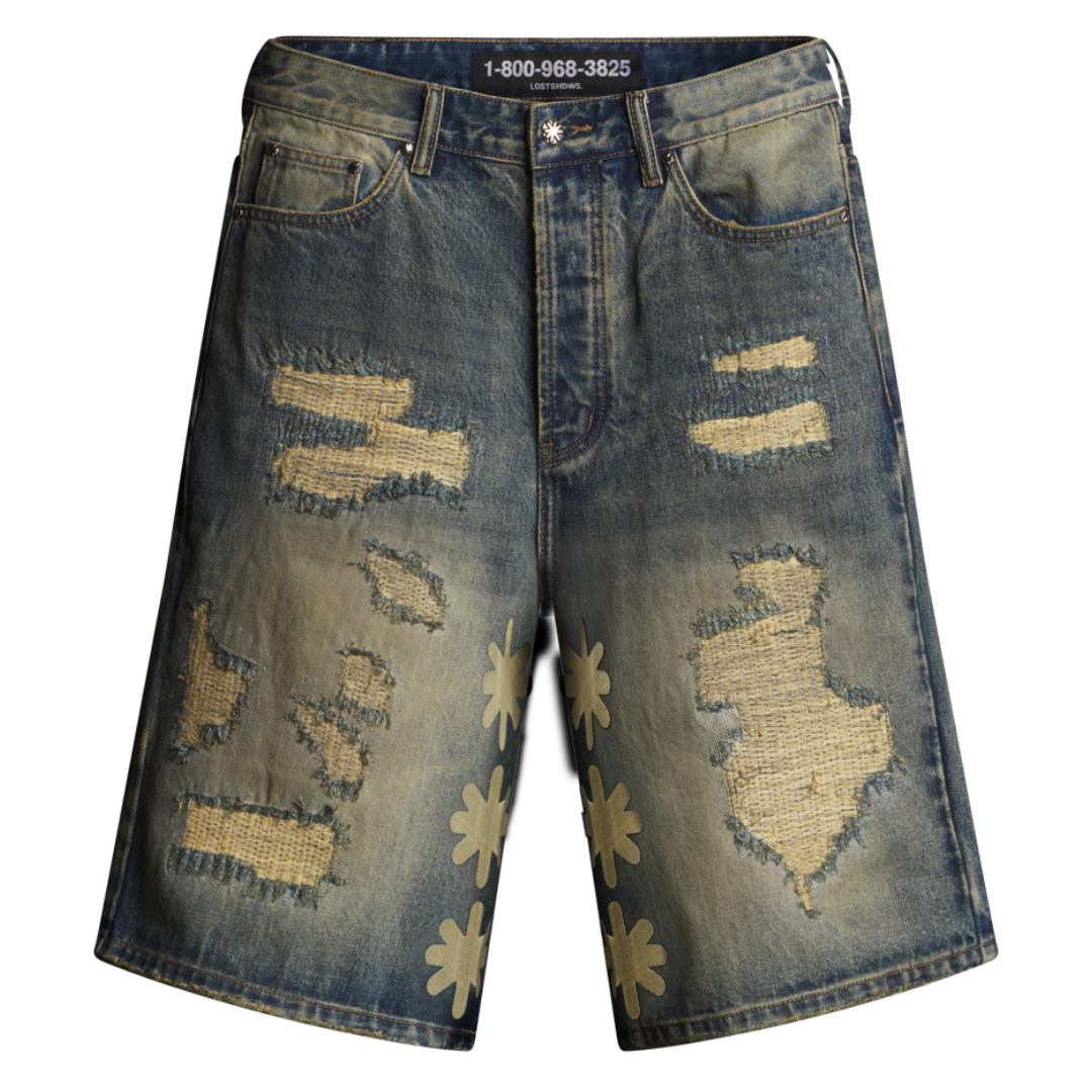DSTRY Denim Short (BONE)
