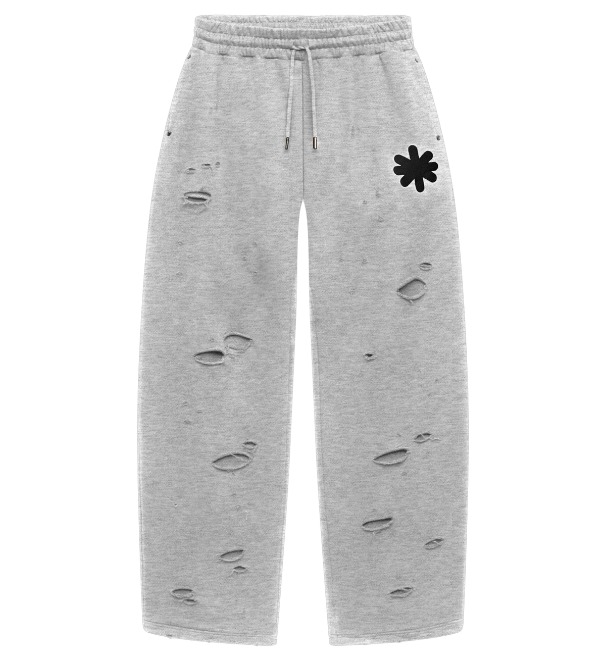 DSTRY DBL LAYER LOGO SWEATPANT (GREY)