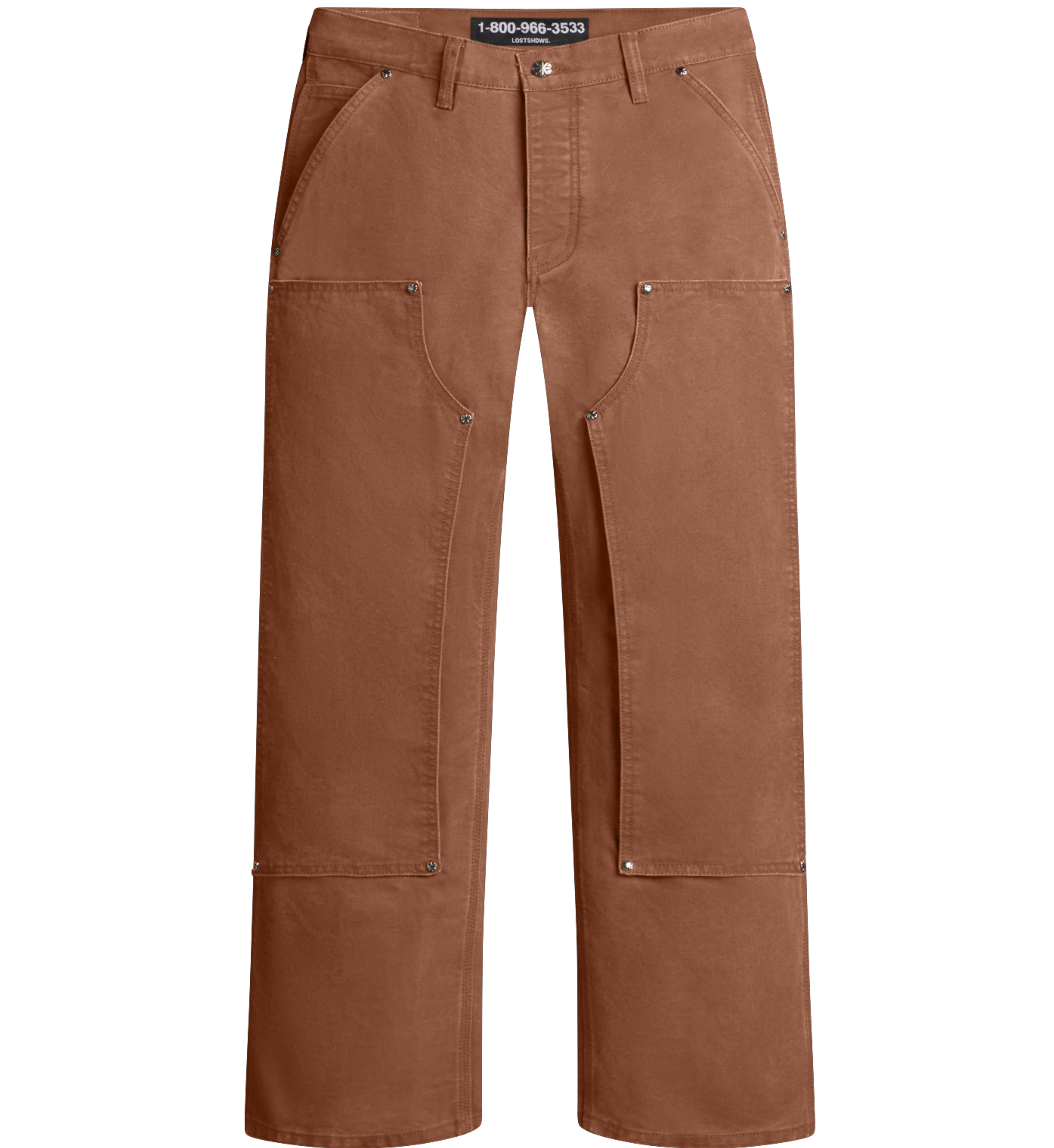DETACHED DOUBLE KNEE PANT (CORK)