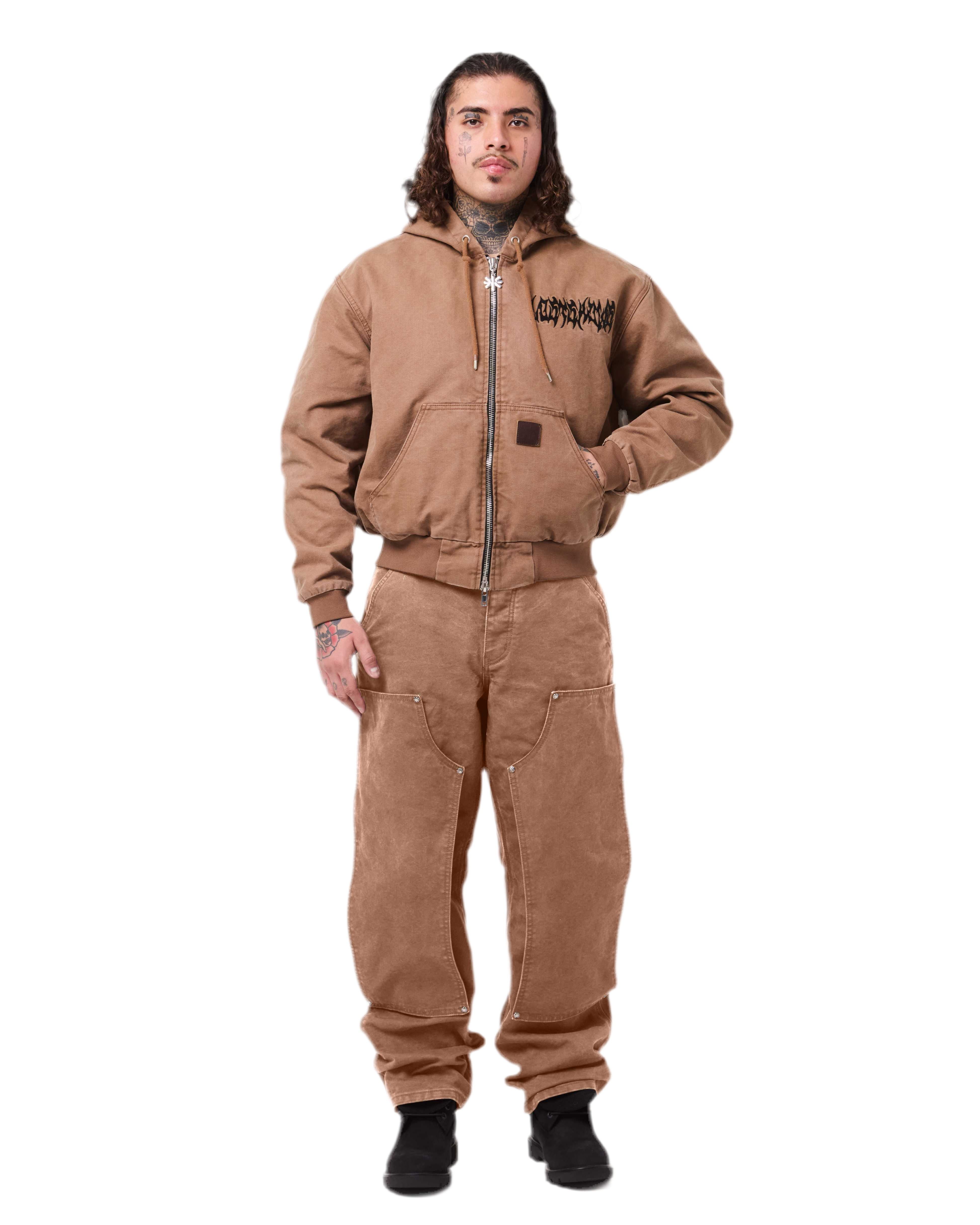 DETACHED DOUBLE KNEE PANT (CORK)