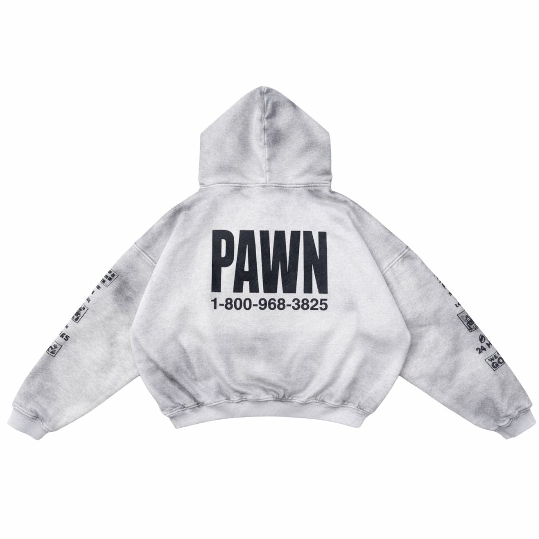 PAWN HOODIE (WHITE)