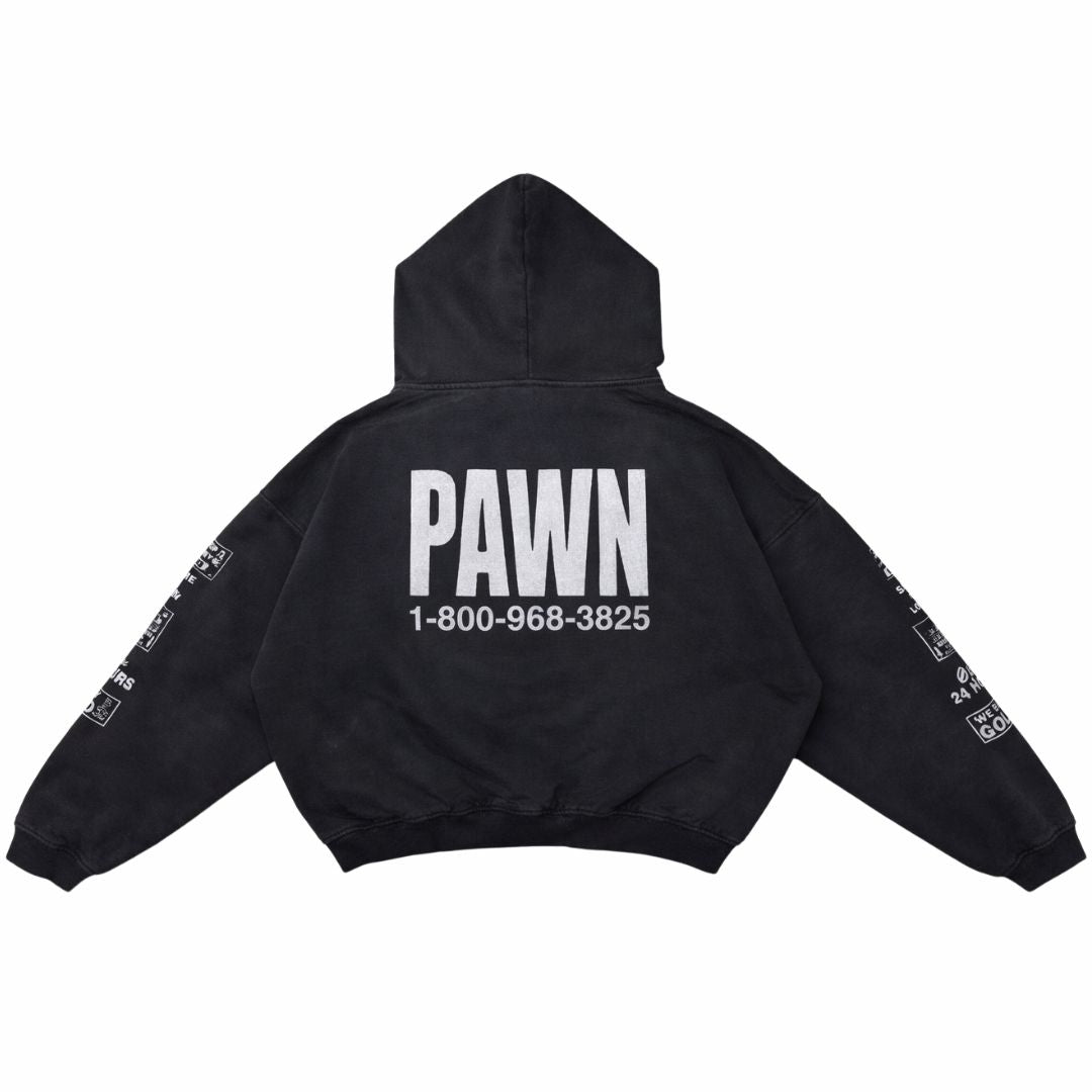PAWN HOODIE (BLACK)
