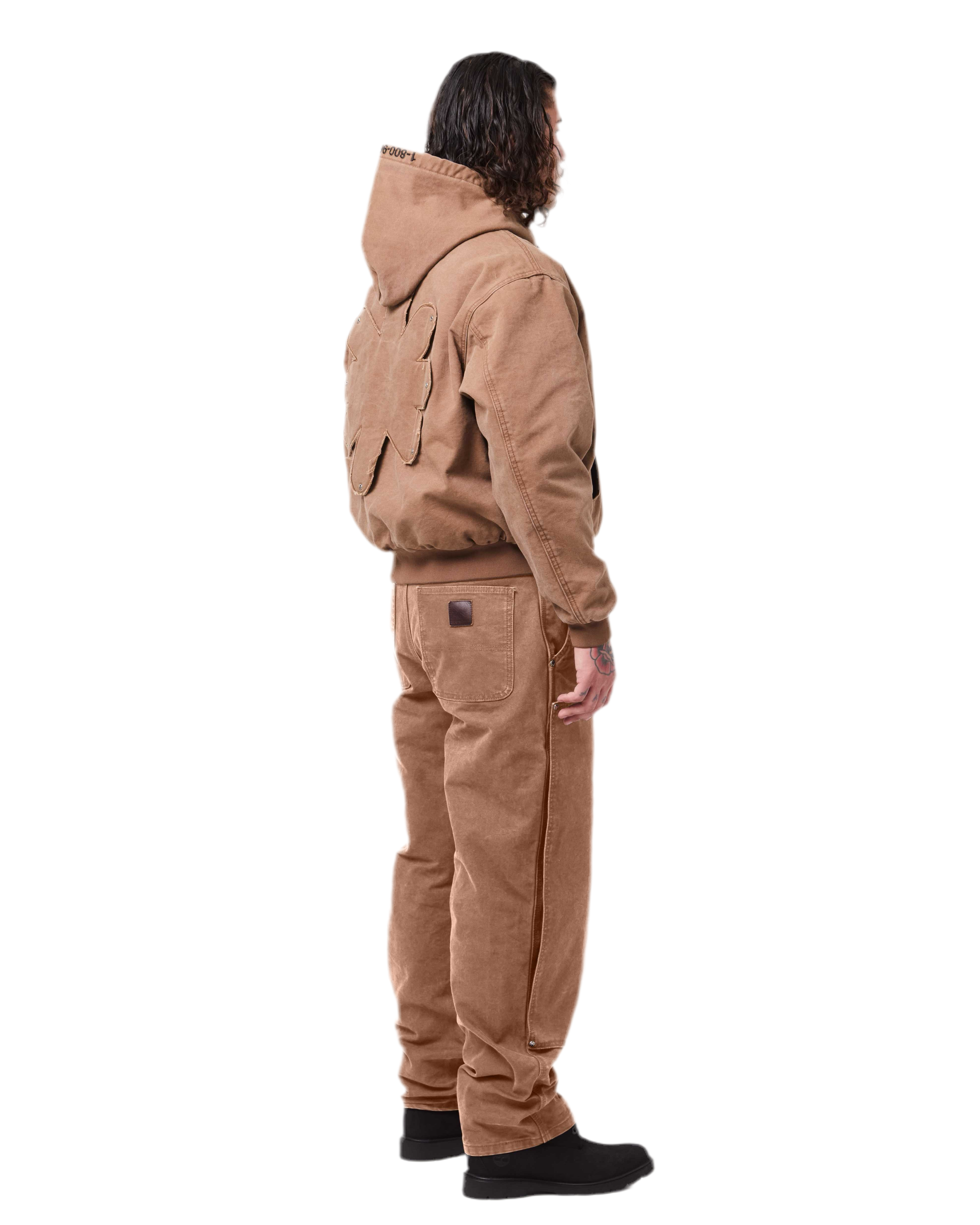 DETACHED DOUBLE KNEE PANT (CORK)