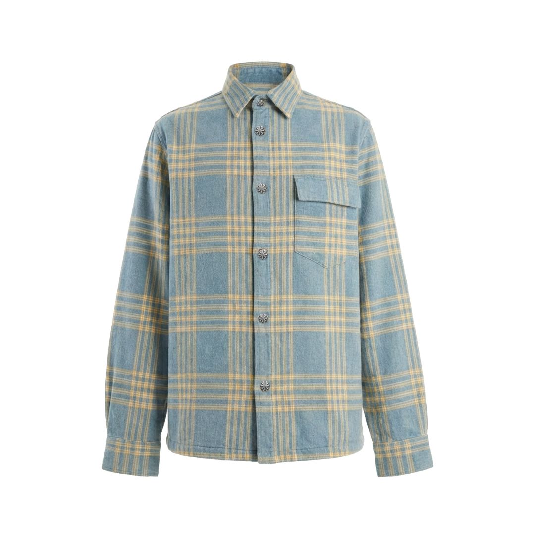 O'LORD FLANNEL (BLUE/GREEN)