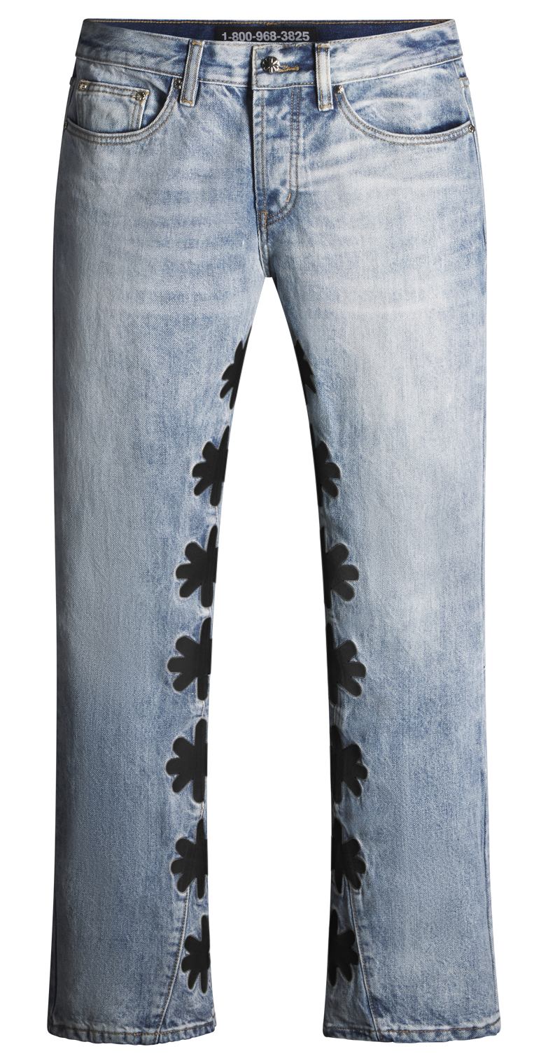Lostshdws LGHTSHDWS Denim Pant (BLACK) — LOSTSHDWS