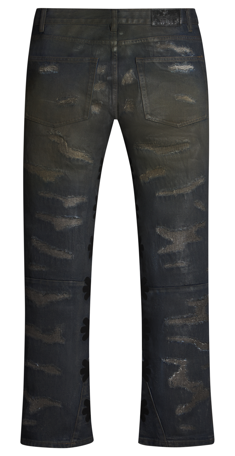 DSTRY Waxed Denim Pant (MUD)