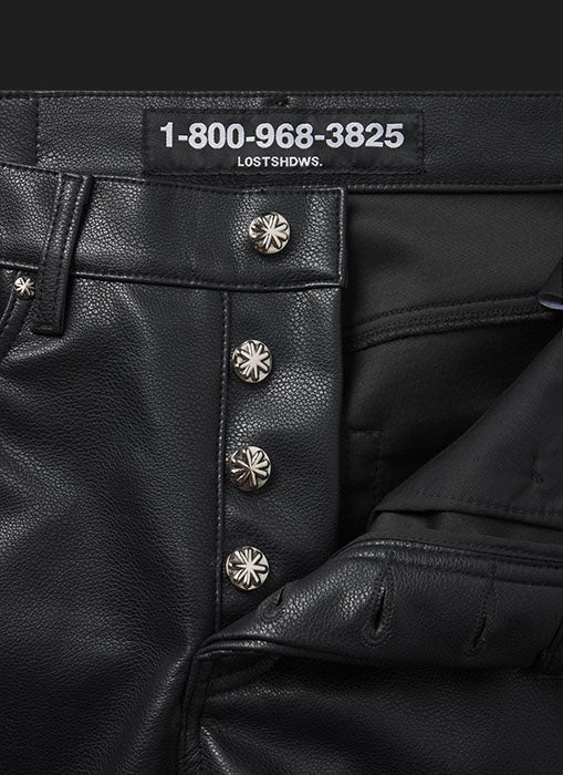 LOSTSHDWS Leather Pant (BLACK)