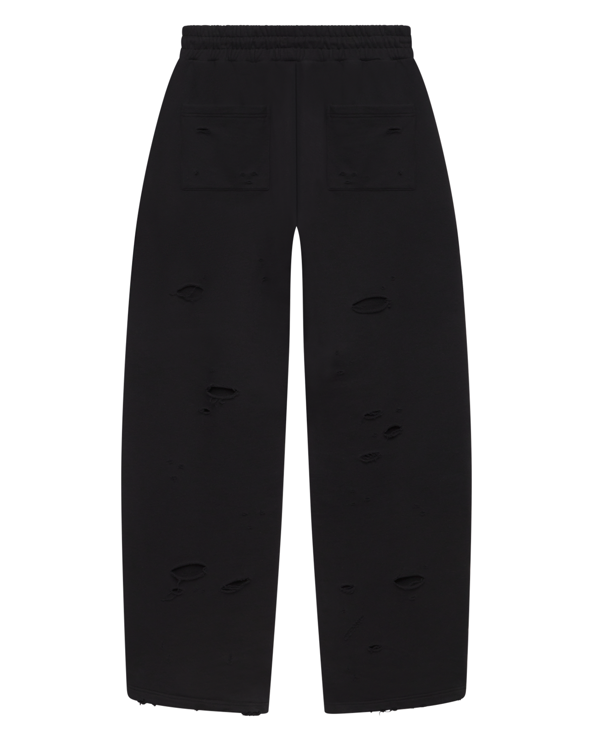 DSTRY DBL LAYER LOGO SWEATPANT (BLACK)